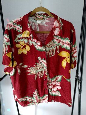 Two Palms Hawaiian Shirt Large